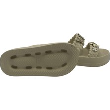 Gökçe Kadın Taşlı Şık Rahat Konforlu Günlük Terlik