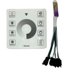 Powerr Led Aydınlatma 5V - 24V 4 Kanal Asimetrik Tek Renk Pixel Şerit LED Kare Kontrol WS2811