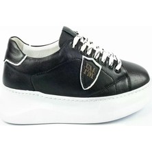 Aktaş Ayakkabı Erkek Siyah Hakiki Deri Ortopedik Casual Ayakkabı