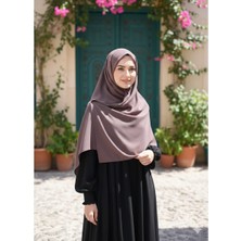 Fresco Scarfs Tesettür Hijab Mısır Medine Ipeği Eşarp 110x110 Rose