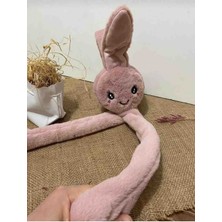 Mizacen Kadın/kız Hareketli Tavşan Kulaklı Peluş Kulaklık