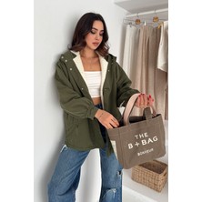 Noa Noa Kadın Peluş Astarlı Kapüşonlu Mont – Winter Hug