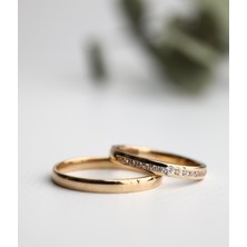 Narin Mücevherat Nar-In Altın Mücevherat Altın Yüzük Erkek Alyans 26