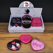 Just Cheap Store Kalpli Love Tasarımlı Cep Aynası