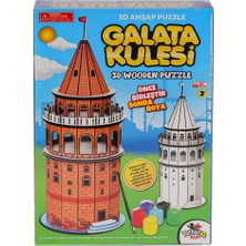 Bfs   8210 Galata Kulesi Ahşap 3D Puzzle