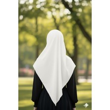Fresco Scarfs Tesettür Hijab Medine Ipeği Eşarp 120x120 Ekru
