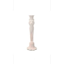 Porland Çita Krem Şamdan Mumluk 30CM