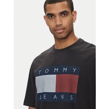 Tommy Hilfiger Tjm Ovz Bıg Flag Tee Ext T-Shirt