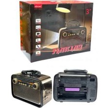 Bfs Müzik Kutusu Bluetooth Bağlantılı El Fenerli Nostaljik Tasarım Radyo