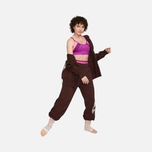 Nike Sportswear Geldance Fleece Full-Zip Hoodie Kadın Oversize Bol Kesim Kahverengi Sweatshirt FD0890-227