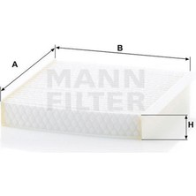 Mann Mtxdpn Kabin Filtresi Fiat Linea (110) 1.3 Jtd 90HP 06/07-