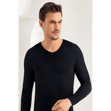 Şahinler Erkek Uzun Kollu V Yaka Likralı Süprem Atlet 074-075