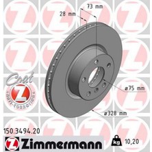 Zimmermann Mtxdpn Fren Diski On Bmw X3 F25 X4 F26