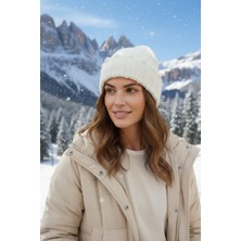 Eleven Markets Özel Tasarım Tiriko Krem Kadın Beresi