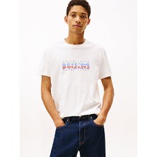 Tommy Hilfiger Erkek Tjm Regular Dna Grafik Baskılı T-Shirt