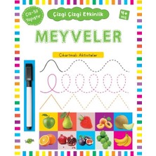 Kukla Yayınları Çizgi Çizgi Etkinlik- Meyveler (4+ Yaş)
