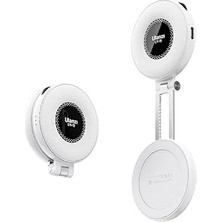 SanalAMCA Store Ulanzi LM19 Magsafe LED Selfie Ring Light Beyaz L015