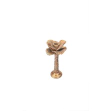 Porland Palmiye Altın Şamdan 25CM