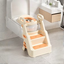 Dekohop Merdivenli Katlanır Klozet Adaptörü Çocuk Tuvalet Eğitimi  ve Banyo Tuvalet Lavabo Yükseltici