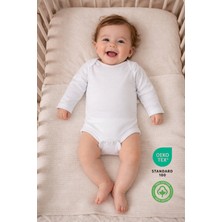 Sezgibaby Unisex, Bebek Uzun Kol % 100 Pamuk 3\'lü Çıtçıtlı Body & Zıbın 0-3 Ay / 3-6 Ay / 6-9 Ay