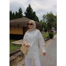 Moda Aksa Poplin Gömlek Beyaz