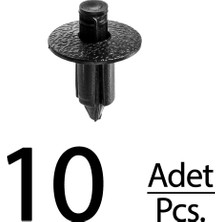 Alpha Auto Part Toyota Camry Celica Previa Supra Lexus GX470 SC430 Scion Tc Için Gövde ve Bagaj Klips - 10 Adet