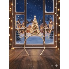 Lodperry Yılbaşı Ağaç Modelli Tac ( 4 Lü) ( Gold Kahve Kırmızı Yeşil )