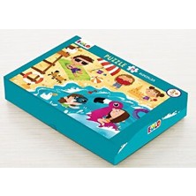 Elma Shop Yer Puzzle-24 Parça Puzzle - Kumsalda
