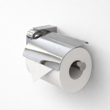 Nzb Kapaklı Lüks Tuvalet Kağıtlık Vidalı Paslanmaz Metal Duvara Monte Banyo Kağıt Aparatı Krom Gümüş
