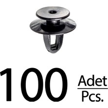 Alpha Auto Part Audi Mitsubishi Vw Için Iç Döşeme Klips - 100 Adet