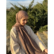 Shalby Bambu Crash Şal Tesettür Cappuccino