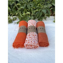 Shalby 2 Bambu 1 Desenli Şal 3 Lü Set