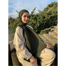 Shalby Bambu Crash Şal Askeri Haki