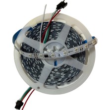 Powerr Led Aydınlatma 24 Volt Argb Pixel Magic Kayar 60 LED 5050 Smd IP20 Iç Mekan 5 Metre