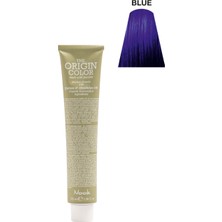 Nook Origin Color Profesyonel Vegan Saç Boyası 100ml - Mavi Ton Ayarlayıcı(MODULATOR-BLUE)