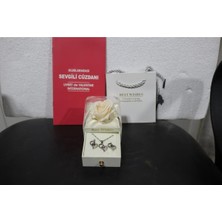 Kumi 925 Ayar Gümüş Kalp İçinde Zirkon Taşlı Kolye Küpe Seti Sevgili Cüzdanı Sevgililer Günü Hediyelik