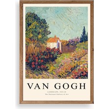 Sinems World Van Gogh Ahşap Çerçeveli Tablo