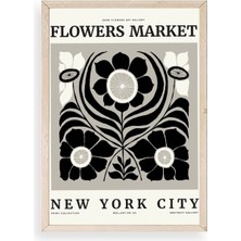 Sinems World Çiçek Ahşap Çerçeveli Tablo