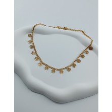 Lagül Aksesuar 316L Çelik Kararmaz Hayat Ağacı Desenleri ve Gold Rengiyle Şık Kolye Modelimiz