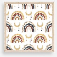 Sinems World Gökkuşağı Ahşap Çerçeveli Tablo