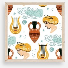 Sinems World Roma Ahşap Çerçeveli Tablo