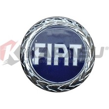 Arkıl Doblo Palio Çelenk Mavi Yapışkanlı  Arma 74 mm