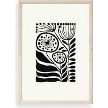 Sinems World Çiçek Ahşap Çerçeveli Tablo