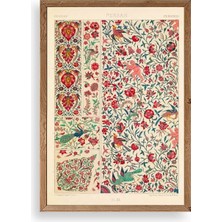 Sinems World Desen Ahşap Çerçeveli Tablo