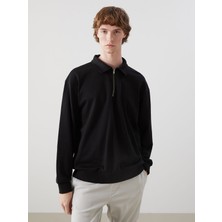 Lc Waikiki Yeni Sezon Polo Yaka Uzun Kollu Erkek Sweatshirt