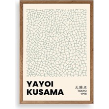 Sinems World Yayoi Kusama Ahşap Çerçeveli Tablo