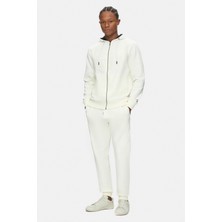 Ecko Unltd. Manahawk Erkek Beyaz Jogger Rahat Kesim Bağcıklı Bel Eşofman Altı