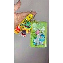 Bulbasaur Ivysaur Pokemon Pikachu Silikon Anahtarlık Kartlık Çanta Charm Iş Hastane Okul Hediyelik