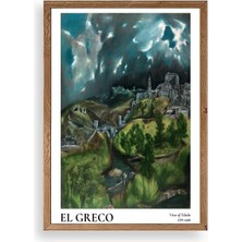 Sinems World El Greco Ahşap Çerçeveli Tablo