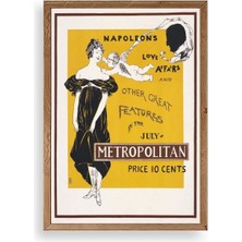 Sinems World Metropolitan Ahşap Çerçeveli Tablo